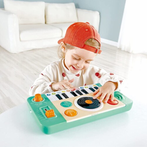 Hape Kids DJ Mix and Spin Studio Music Playset for Kids Ages 1 to