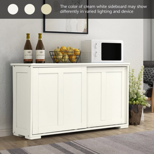Buffet storage cabinet white deals