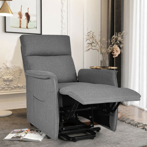 Costway Electric Power Lift Massage Chair Recliner Sofa Fabric