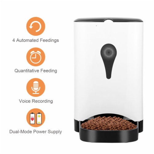 Automatic Pet Feeder for Dog Cat Food Dispenser Voice Recorder Timer Programable 1 unit Harris Teeter