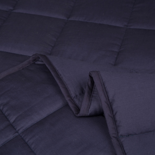 Glitzhome Cotton Quilted Polyester Filled Weighted Blanket Perspective: left