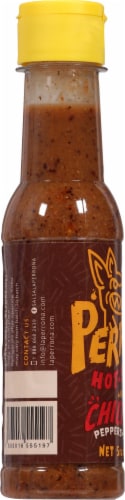 Perrona™ Roasted Chiltepin Pepper Hot Sauce Perspective: left