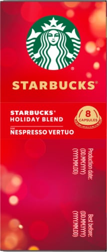 Starbucks® Holiday Blend For Nespresso Vertue Perspective: left