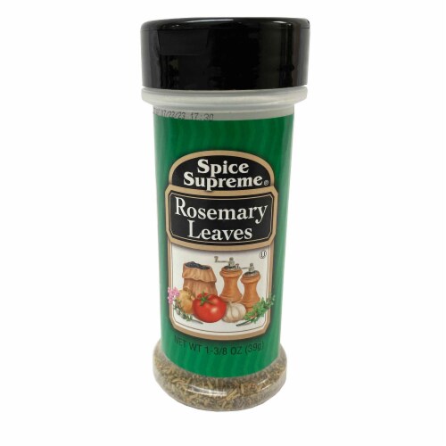 1 Spice Supreme Rosemary Leaves Seasoning 1.25 Oz Jar Cooking Dry Rub Veggies Perspective: left