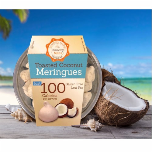 Toasted Coconut Meringue Cookies Gluten Free Low Fat Pareve Snacks Sweets Treats Perspective: left