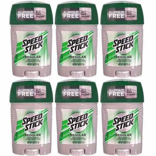 6 Speed Stick Men Deodorant Power Fresh Aluminum Free Sports 24 Hour Protection Perspective: left
