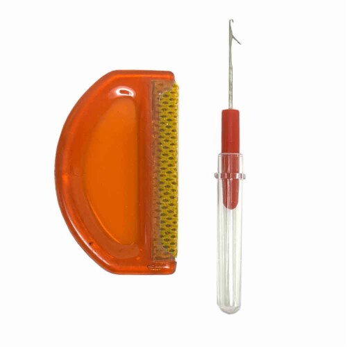 4 PC Portable Fabric Comb Knit Fixer Set Fuzz Pet Hair Lint Brush Remover Shaver Perspective: left