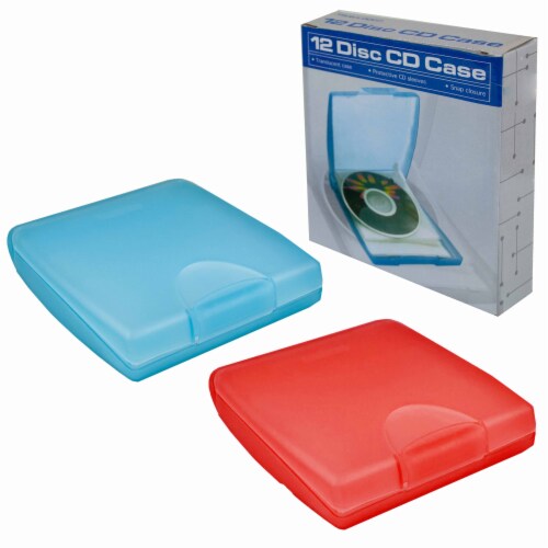 2 x DVD Case Organizer 12 Sleeve Disc CD Holder Media Storage Hard Wallet Album Perspective: left