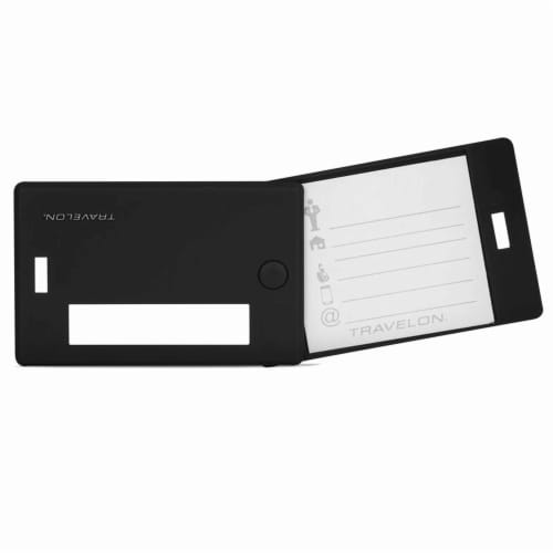 2 Sets Travelon Luggage Tags Travel Bag Suitcase Baggage Name Address ID Label Perspective: left