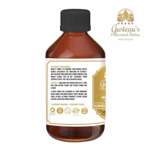 Gusteau's - Clear Vanilla Emulsion, 4 fl oz Perspective: left