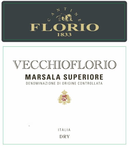 Florio Vecchioflorio Dry Italy Marsala Perspective: left
