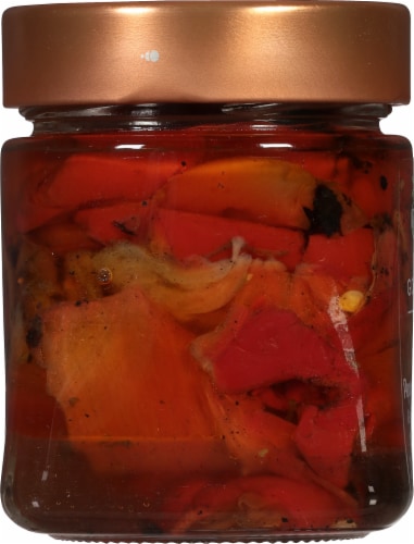 Ficacci Gourmet Peperoni Grigliati Grilled Peppers Perspective: left