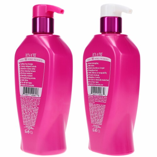 It's a 10 Miracle Whipped Shampoo 10 oz & Miracle Whipped Daily Conditioner 10 oz Combo Pack Perspective: left