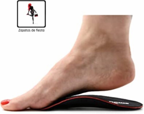 Gel Insoles for Women - Women's Size 7.5-8 US Perspective: left