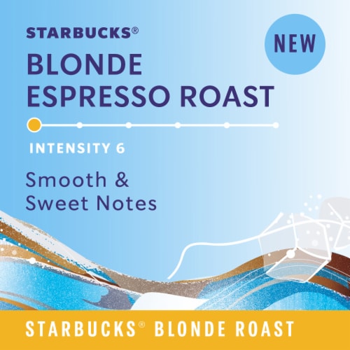 Starbucks by Nespresso Vertuo Iced Double Espresso Starbucks Blonde Espresso Roast Coffee Pods Perspective: left