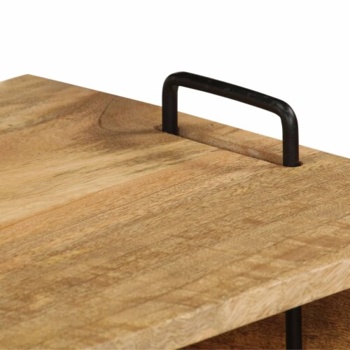 vidaXL Coffee Table Solid Mango Wood 39.4 x23.6 x17.7, 1 set 39.4"x23.6