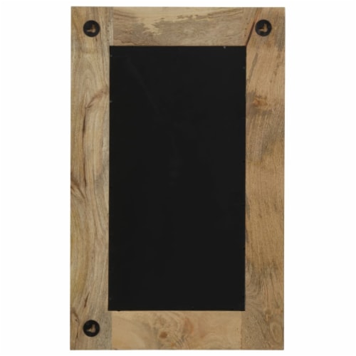 vidaXL Mirror Solid Mango Wood 19.7 x31.5 Perspective: left