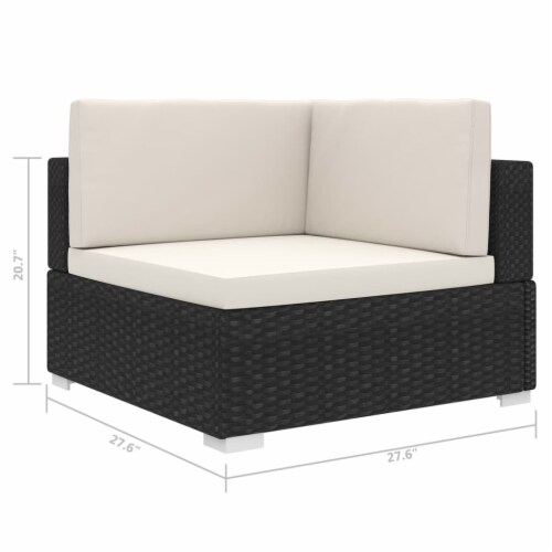 Rattan corner chair discount