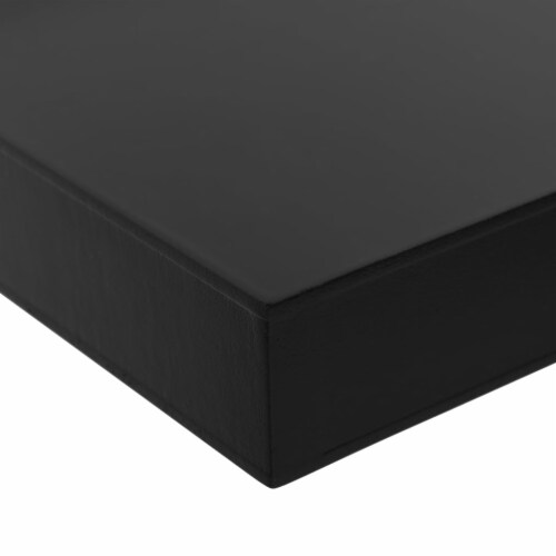 vidaXL Floating Wall Shelves 2 pcs Black 23.6 x7.9 x1.5 Perspective: left