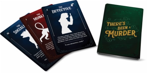 Goliath There's Been A Murder Mystery Card Game Perspective: left