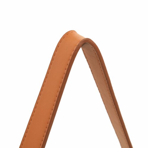 vidaXL Wall Mirror with Strap 23.6 White Perspective: left