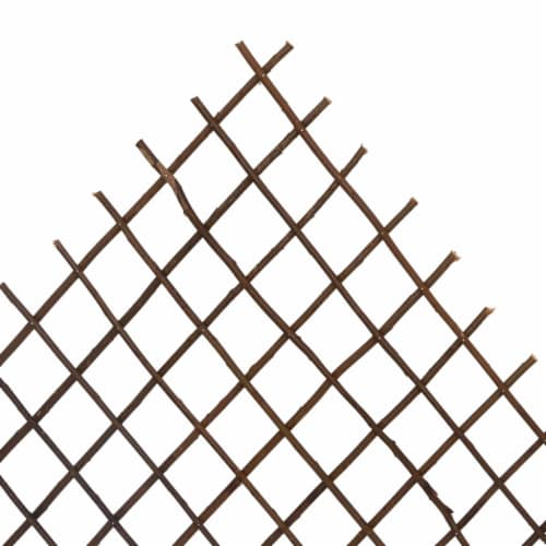 vidaXL Garden Trellis Fences 5 pcs 66.9 x41.3 Willow Perspective: left