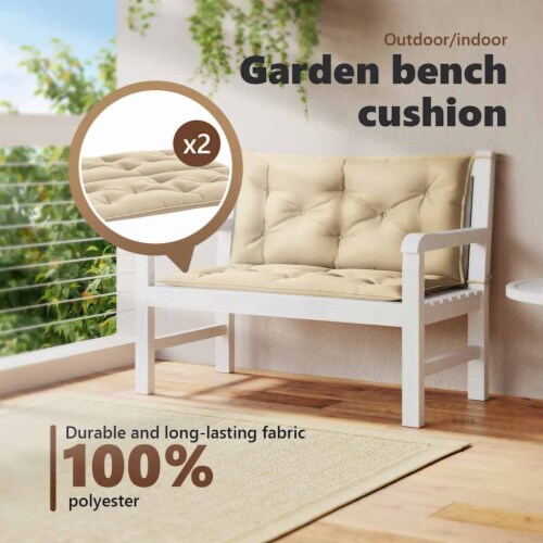 vidaXL Cushion for Swing Chair Beige 39.4  Fabric Perspective: left