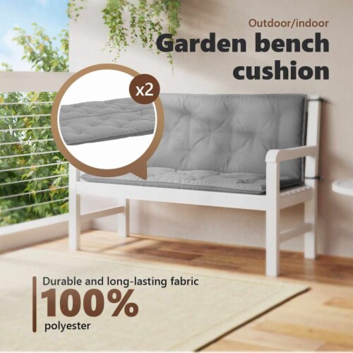 Vidaxl Cushion For Swing Chair Gray 47.2 Fabric Perspective: left