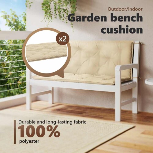 Vidaxl Cushion For Swing Chair Beige 47.2  Fabric Perspective: left