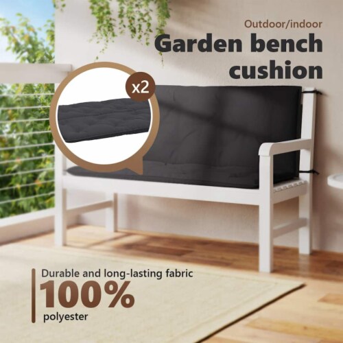 Vidaxl Cushion For Swing Chair Black 47.2  Fabric Perspective: left