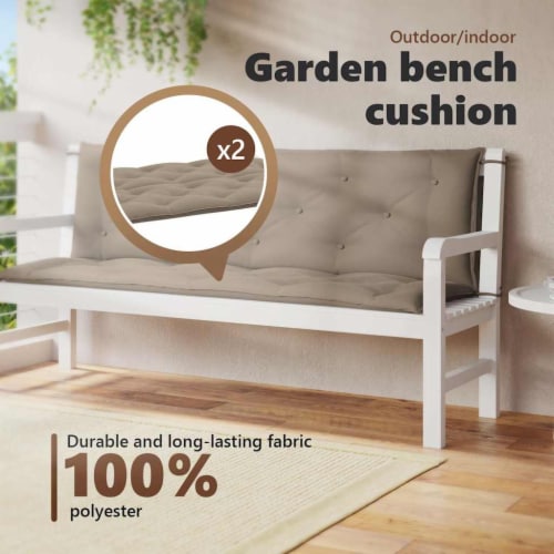 Vidaxl Cushion For Swing Chair Taupe 59.1  Fabric Perspective: left