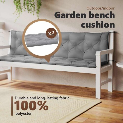 Vidaxl Cushion For Swing Chair Gray 78.7  Fabric Perspective: left
