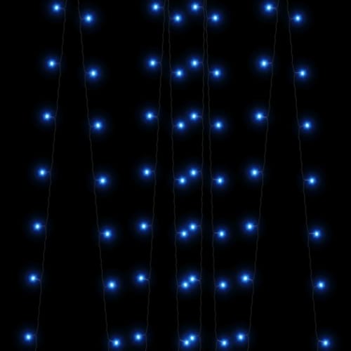 vidaXL Solar Fairy Lights 2 pcs 2x200 LED Blue Indoor Outdoor Perspective: left
