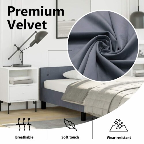 Bed frame with shop headboard twin xl