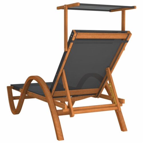 Vidaxl sun lounger with canopy best sale
