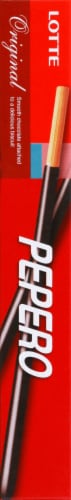 Lotte Original Pepero Chocolate Stick Biscuits Perspective: left