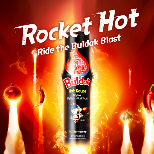 Buldak® Original Hot Sauce Perspective: left