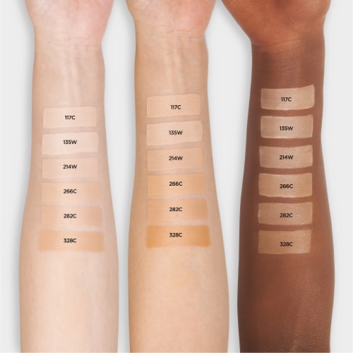 Unicorn Glow 117C Sleek Serum Foundation Perspective: left