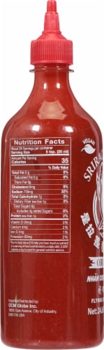 Flying Goose® Original Sriracha Sauce Perspective: left