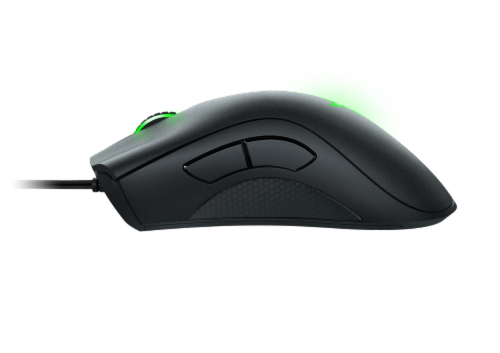 Razer DeathAdder Ergonomic Wired Gaming Mouse Perspective: left