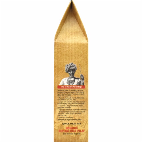24 Mantra Organic Biryani Rice Pilaf Perspective: left