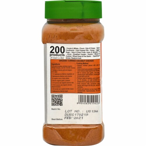24 Mantra Organic Curry Powder Perspective: left