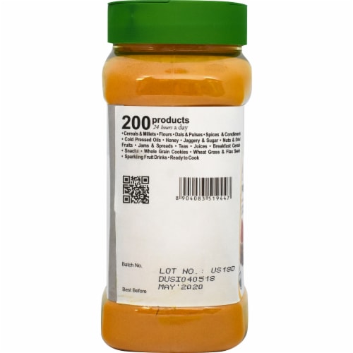 24 Mantra Organic Turmeric Powder Perspective: left