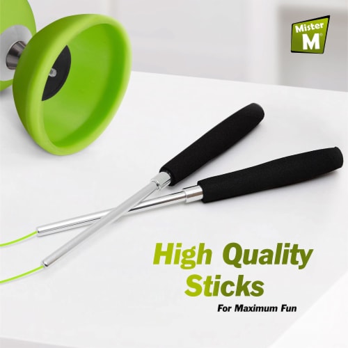 Mister M | Diabolo Stick | Diabolo Rods | Foldable Sticks | Screwable | with Cord Perspective: left