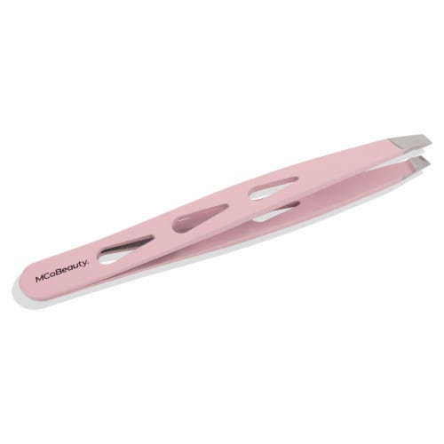 MCoBeauty Everyday Precision Tweezers with Ultra-Fine Slant Tips Perspective: left