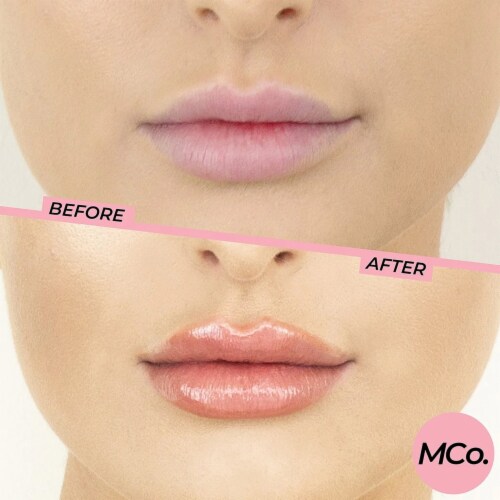 MCoBeauty Pout Lip Gloss Lip Plumping + Ultra Shine - Tickle Perspective: left
