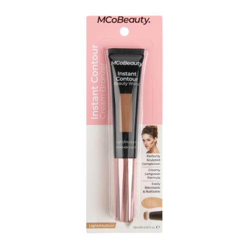 MCoBeauty Instant Contour Cream Bronzer Beauty Wand – Light/Medium Perspective: left
