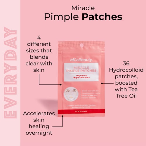 MCoBeauty® Miracle Pimple Patches Perspective: left