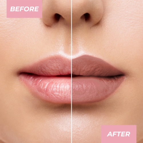 MCoBeauty Matte Luxe Lipstick Creamy + Long Lasting - Very Shelley Perspective: left