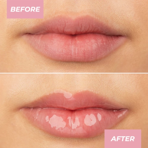 MCoBeauty Glow & Treat 2-in-1 Lip Oil Rich Glass-like Finish - Coconut Perspective: left